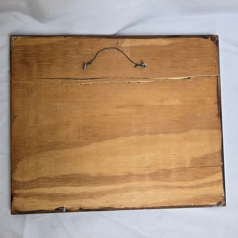 Teddy Bear‎ Decorative Wooden Plaque Artist Nita Showers 1985